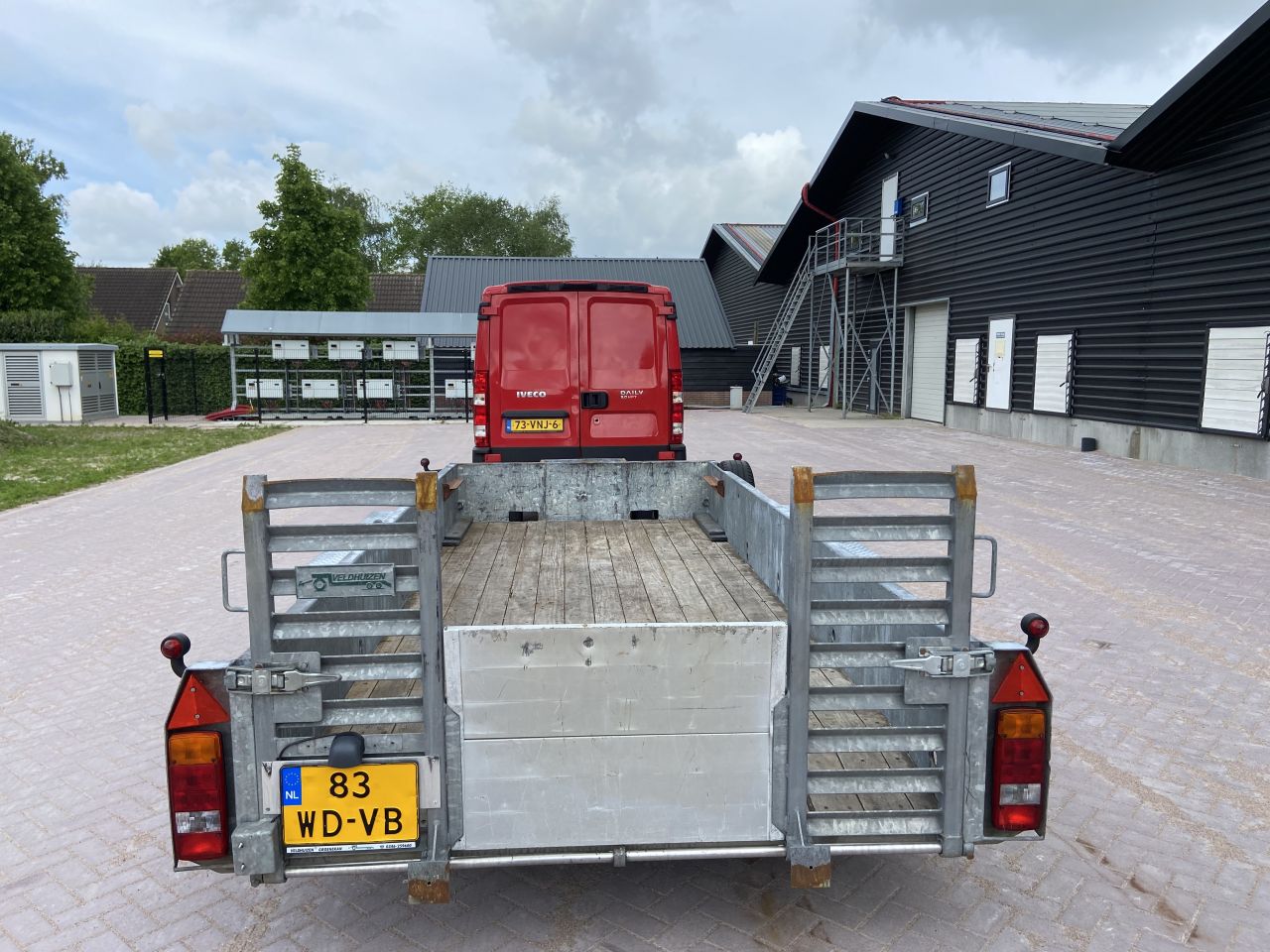 BE bus iveco 50c18 - veldhuizen 5.7 ton Hydro stop