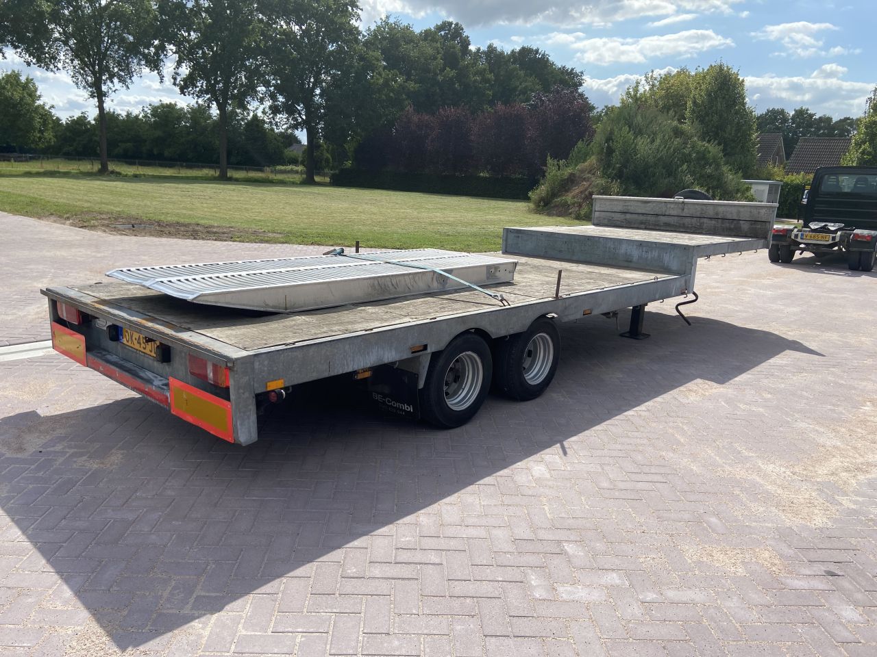 Be oplegger semi dieplader Kuiper 9 ton