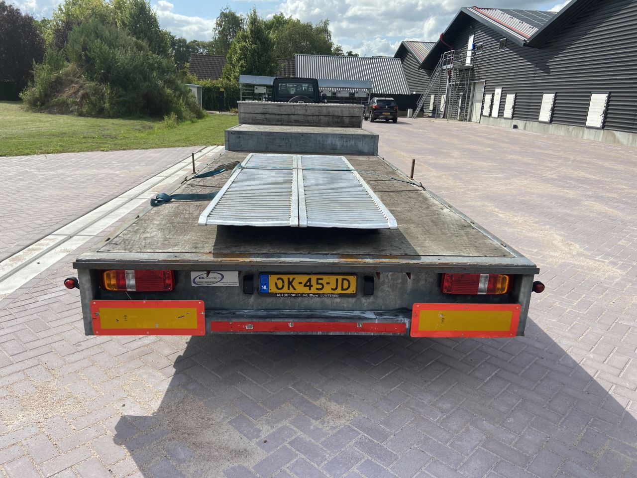 Be oplegger semi dieplader Kuiper 9 ton