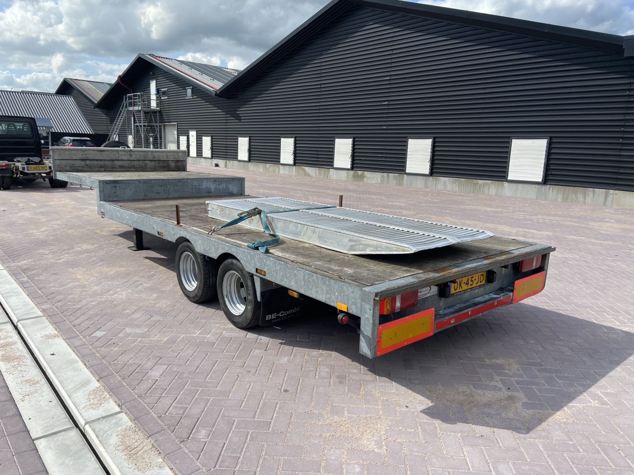 Be oplegger semi dieplader Kuiper 9 ton