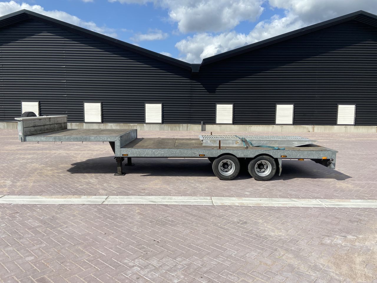 Be oplegger semi dieplader Kuiper 9 ton