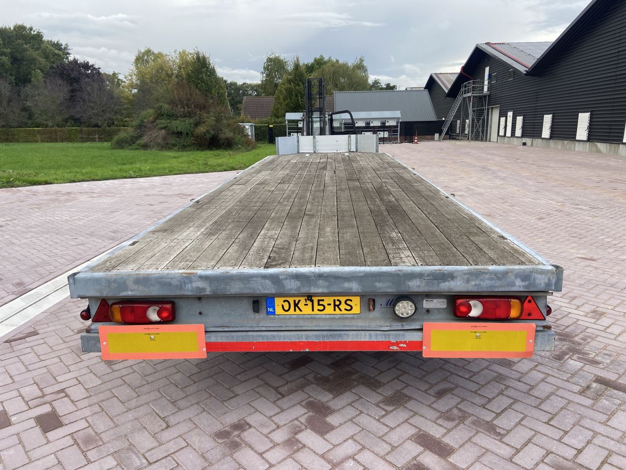 Be oplegger meyvo vlak 8.5 ton