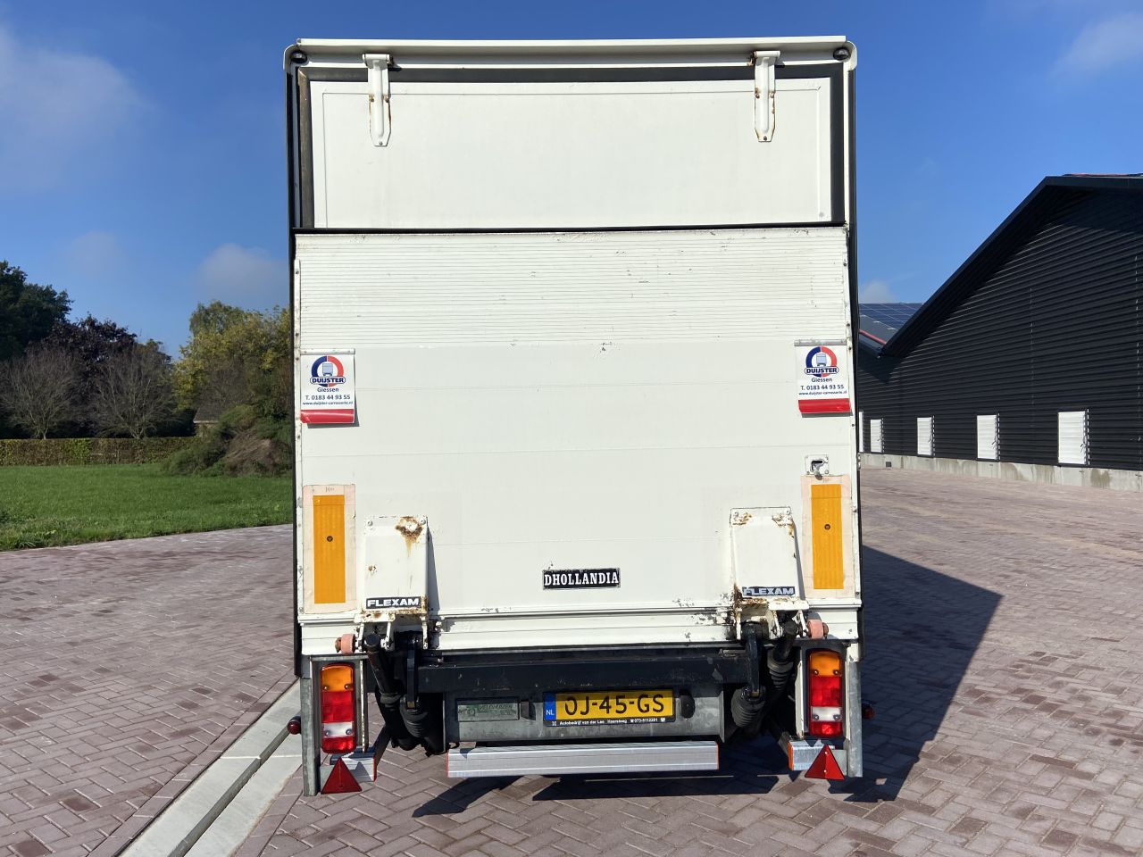 Be oplegger 5.5 ton veldhuizen met laadklep 1500 kg