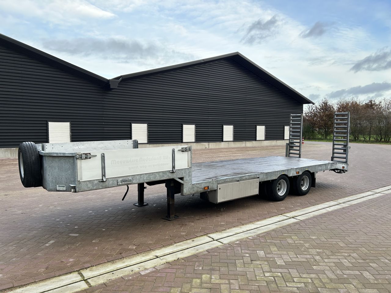 Be oplegger semi dieplader 10 ton veldhuizen