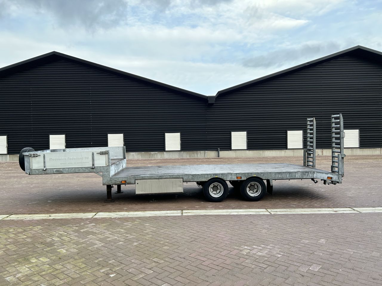 Be oplegger semi dieplader 10 ton veldhuizen