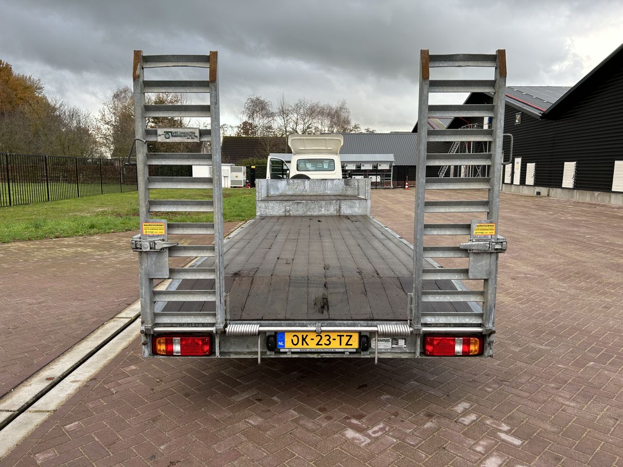Be oplegger semi dieplader 10 ton veldhuizen