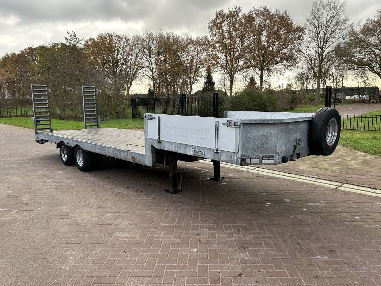 Be oplegger semi dieplader 10 ton veldhuizen