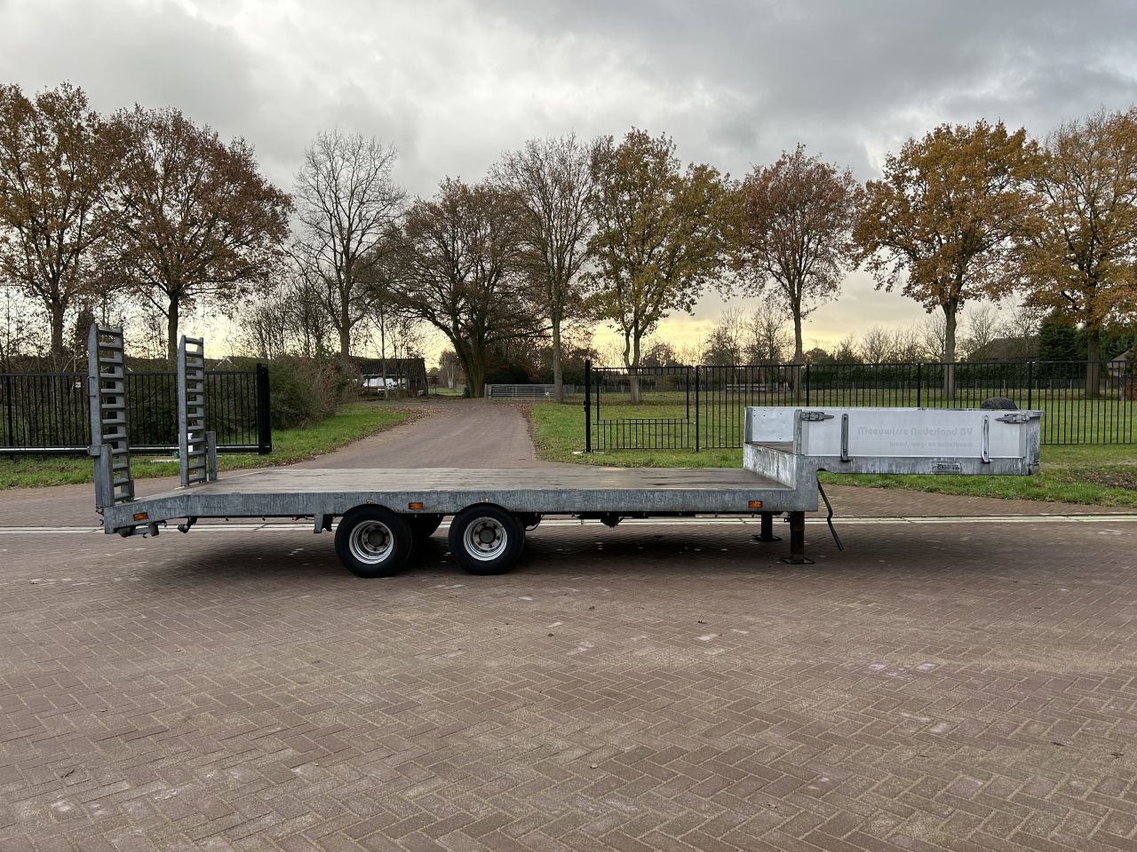 Be oplegger semi dieplader 10 ton veldhuizen