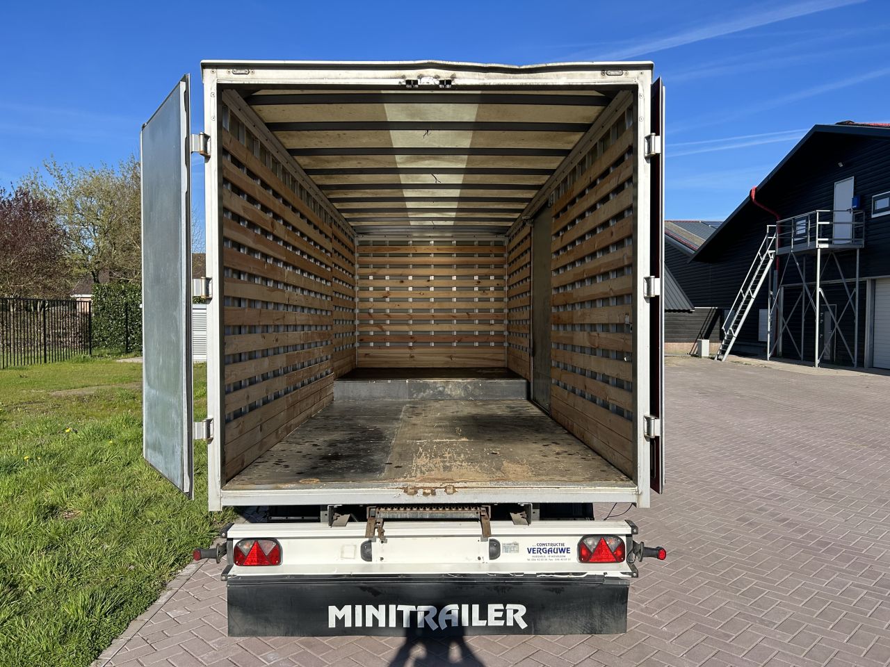 Be oplegger vf 6.6 ton gesloten