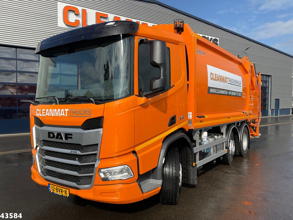 DAF FAG XD 340 Geesink 20m³ GEC Welvaarts weegsysteem