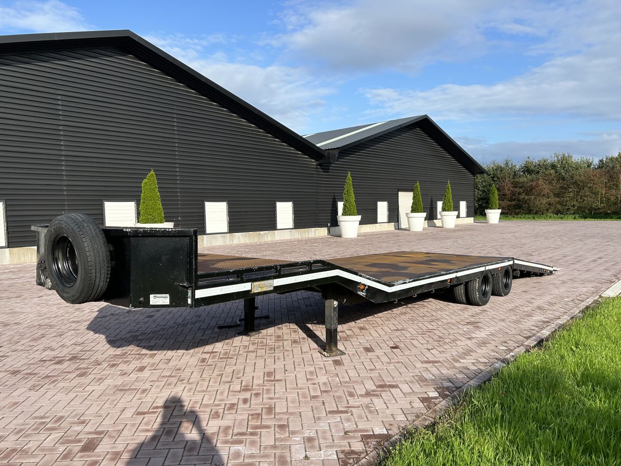 Ce en be oplegger 12 ton veldhuizen knik vloer