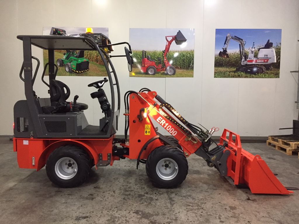 NIEUWE EVERUN ER1000 minishovel met telescoopgiek.