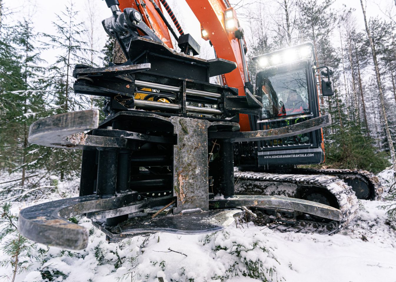 JAK Hydraulische boomknippers Tree shear grapple