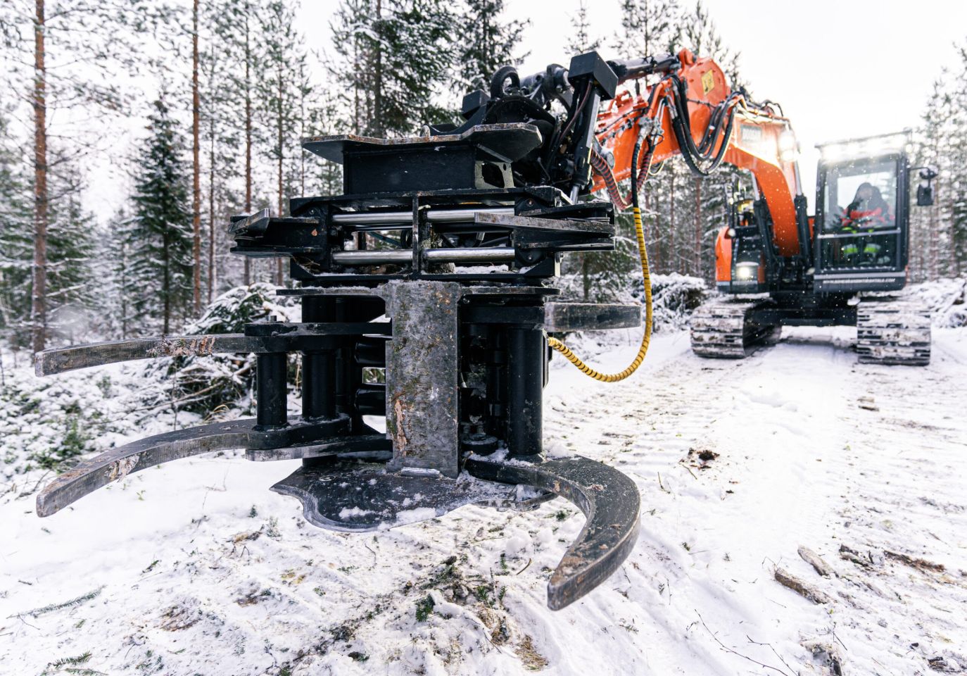 JAK Hydraulische boomknippers Tree shear grapple