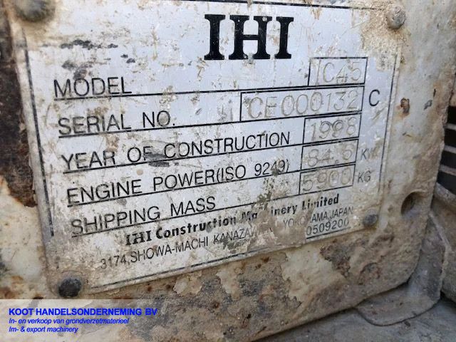 Ihi IC 45 IHI Crawler Dumper