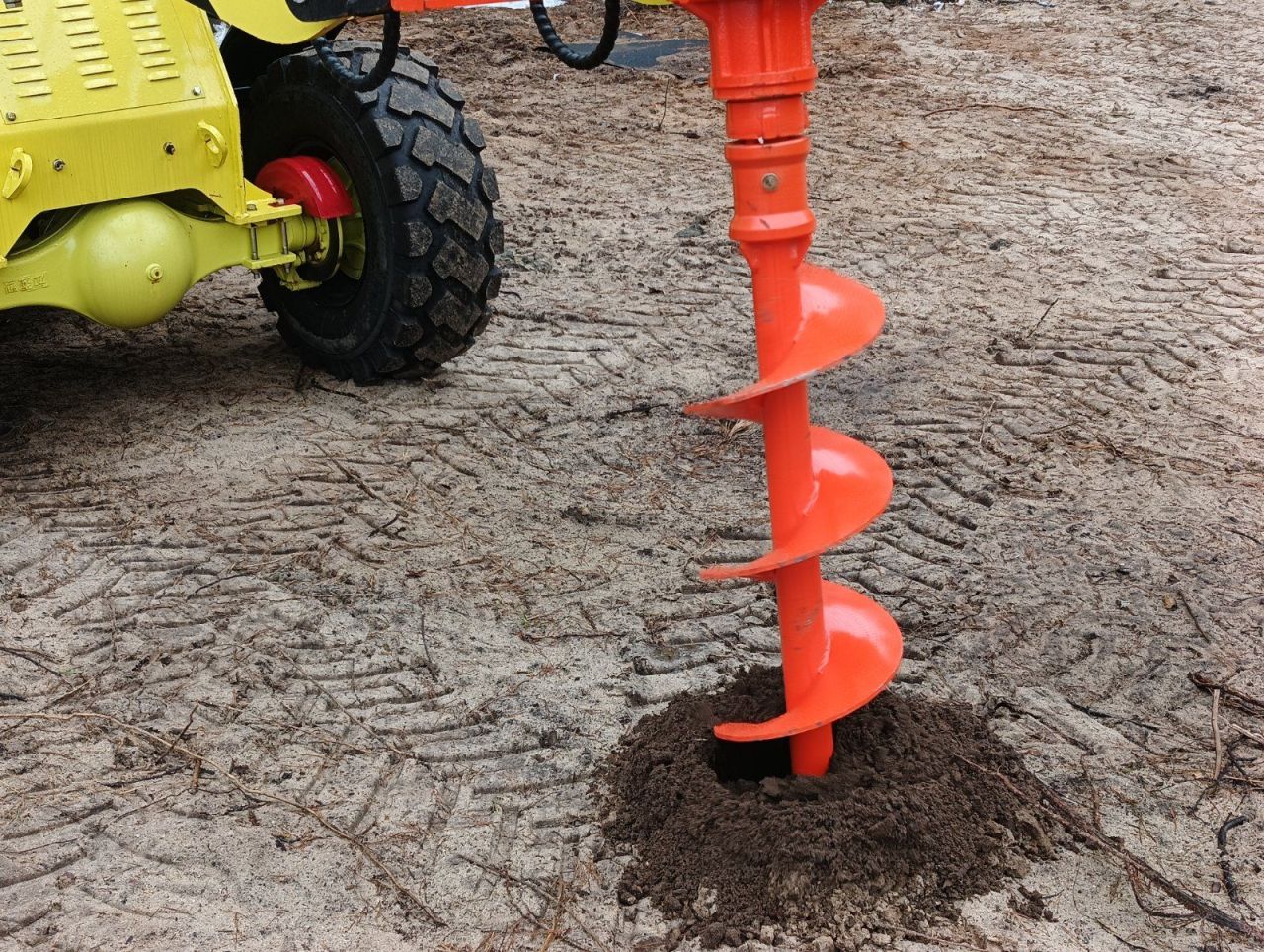 NIEUWE WIELLADER KINGWAY ZL918 NEON met GRONDBOOR