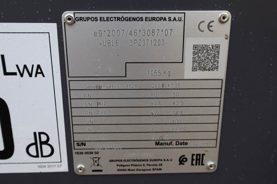 Atlas Copco QAS 45 KD S5 Valid inspection, *Guarantee! Diesel,