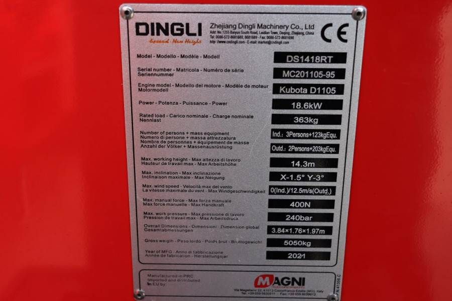 Magni DS1418RT New And Available Directly From Stock, Di