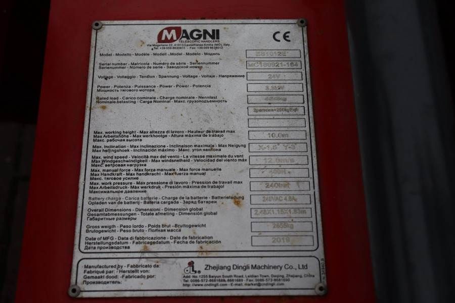 Magni ES1012E Valid inspection, *Guarantee! Electric, 10