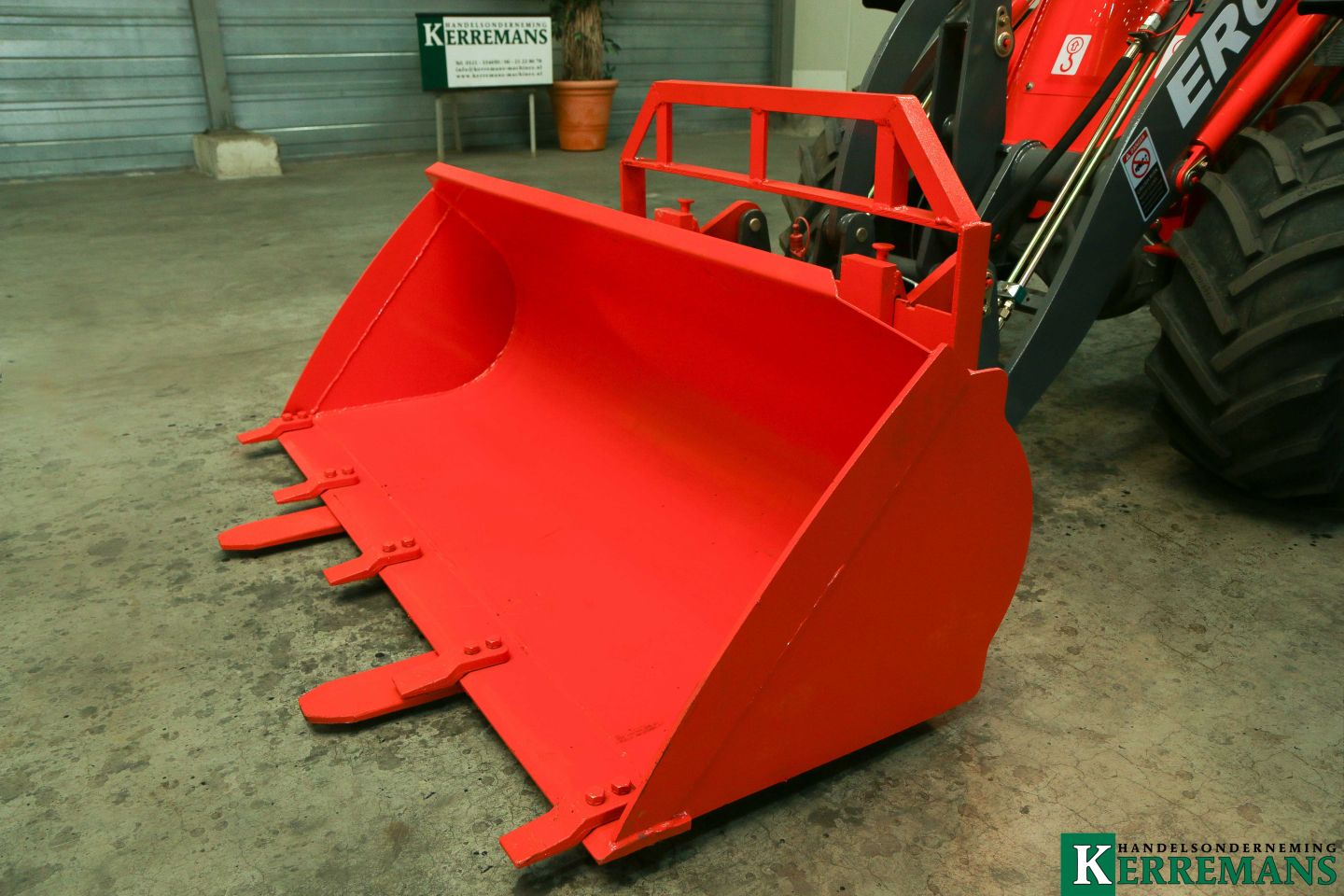 Nieuwe EVERUN ER08 Shovel / kniklader compleet met bak en vorken