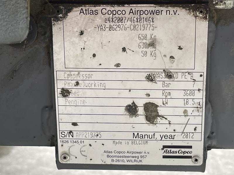 Atlas Copco XAS 37 KD