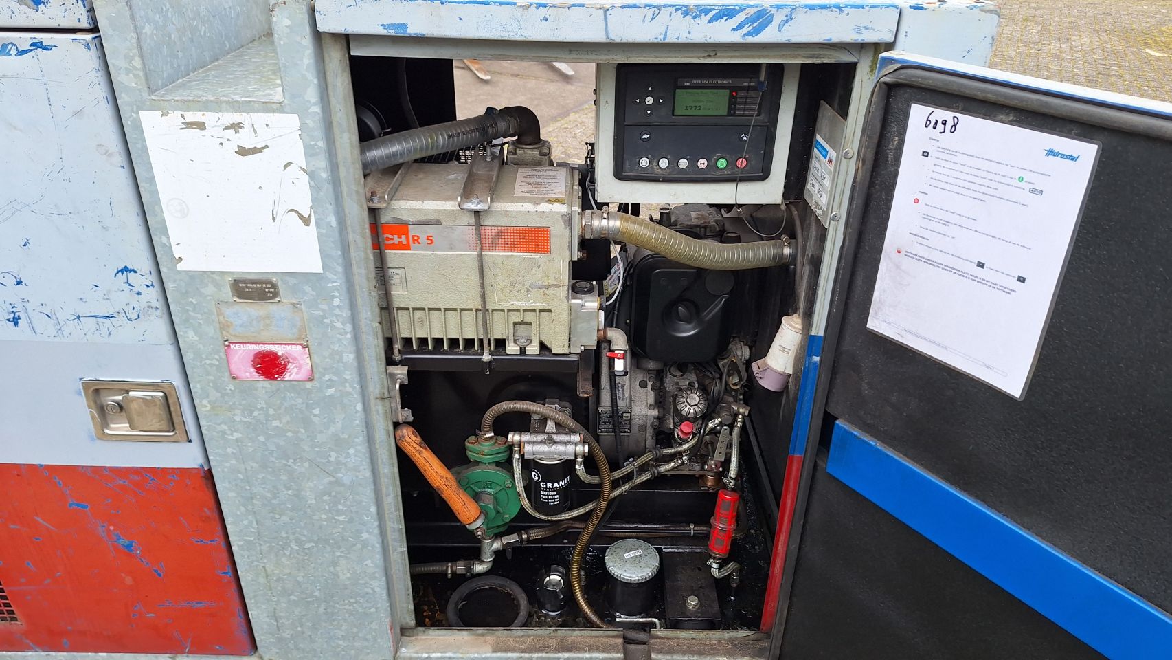 Vuilwaterpomp Hidrostal D100 Hatz 1D81 (2015)