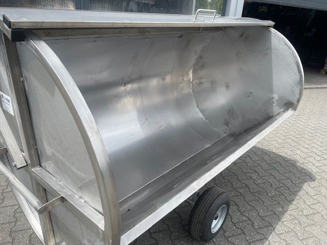 Moocon 2400 liter RVS mestcontainer (NIEUW)