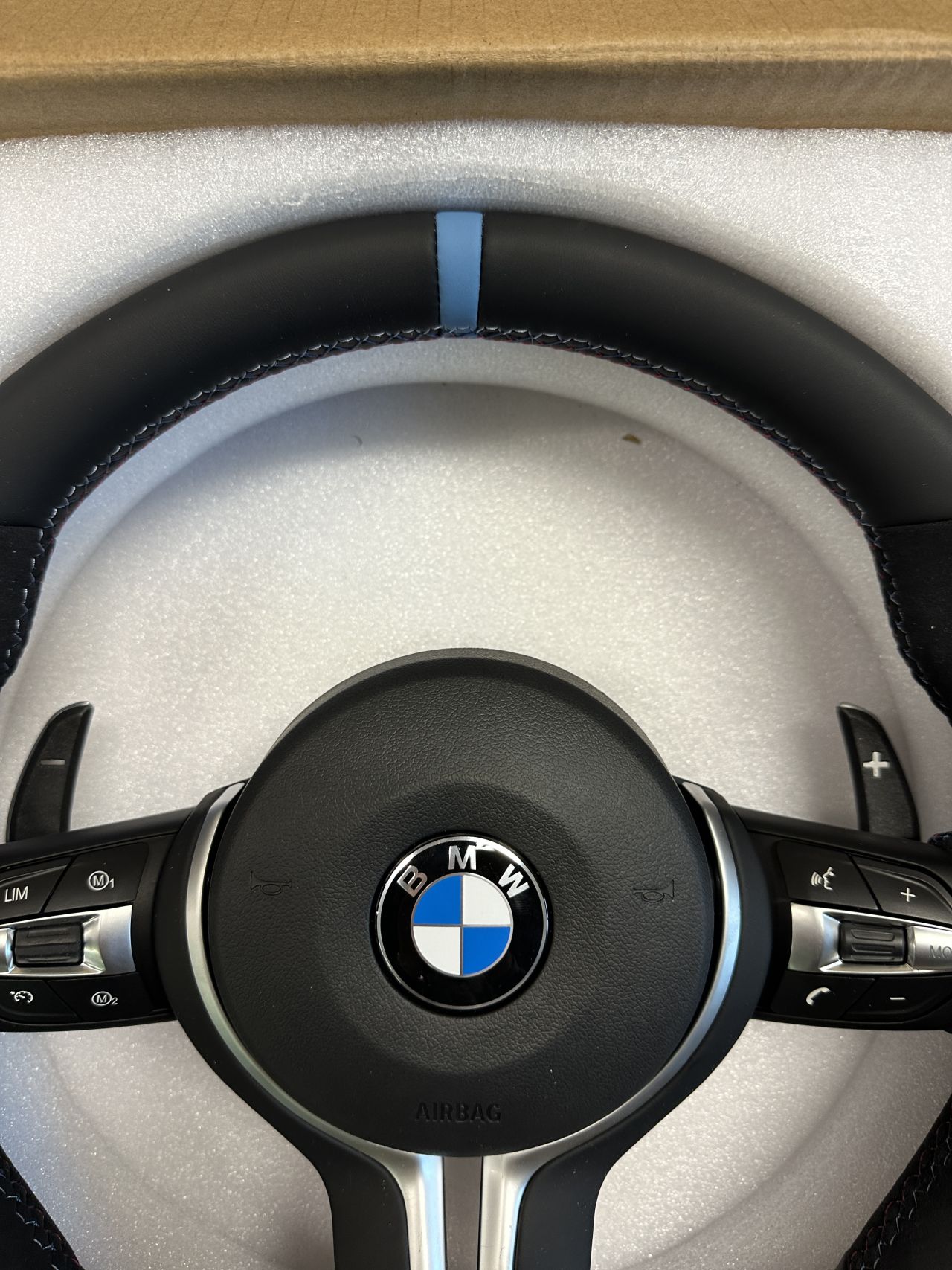 BMW M Sport stuur F serie. alcantara / leder. compleet