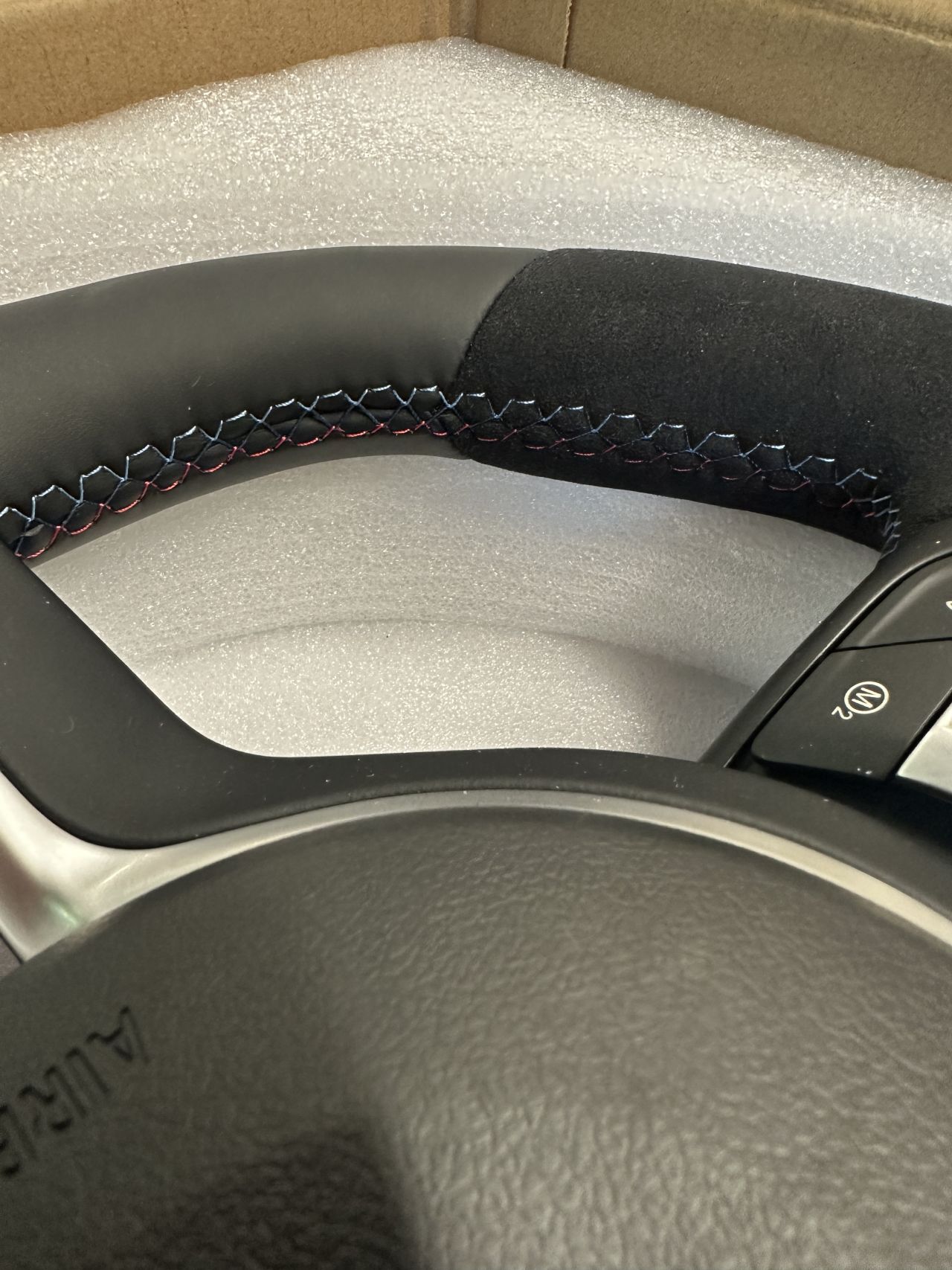 BMW M Sport stuur F serie. alcantara / leder. compleet