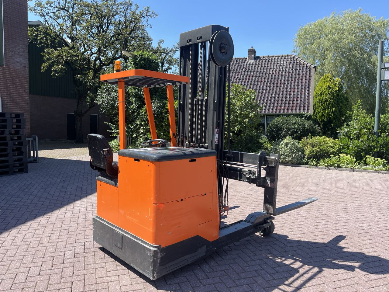4weg Webo Sichelschmidt elektrische reachtruck - zijlader