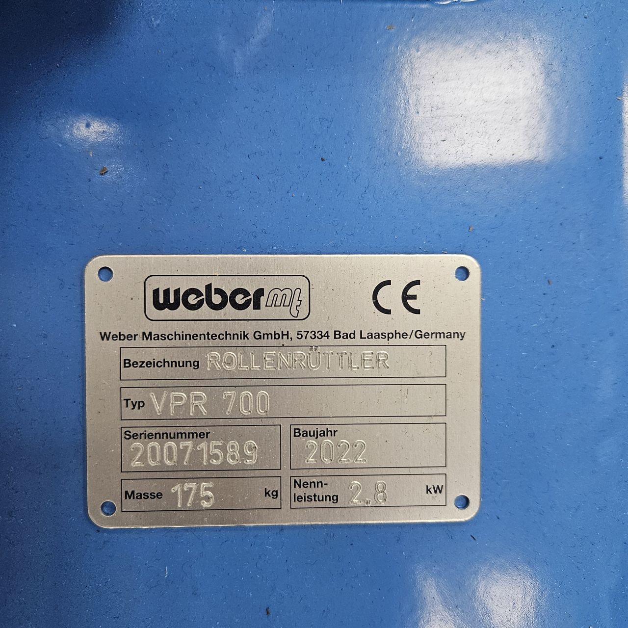 Weber VPR700