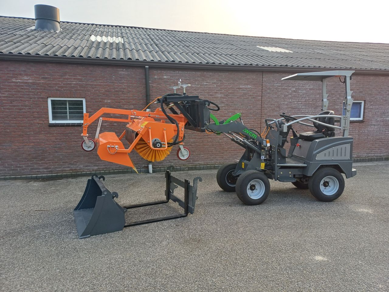 Mini shovel WCM 1150 elektrische minishovel