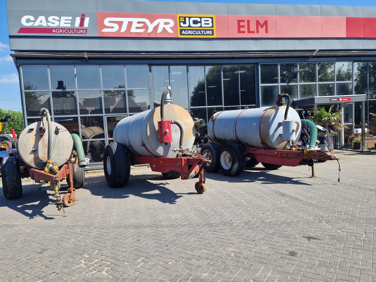 Diverse waterwagens maten