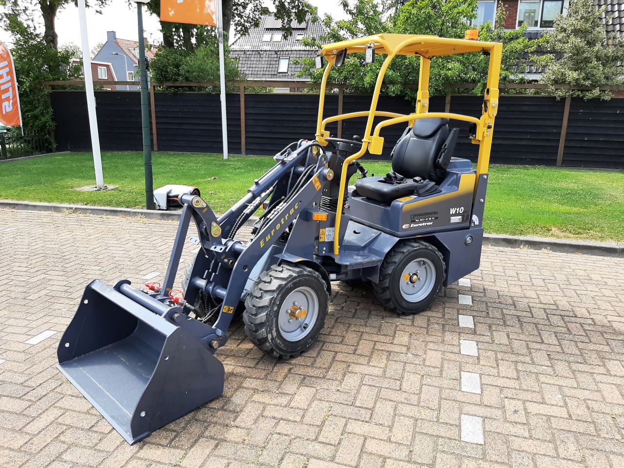 Eurotrac W10 zeer compacte shovel / kniklader - Lease evt.