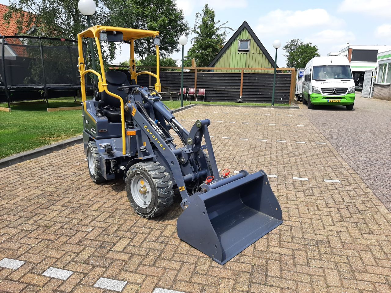 Eurotrac W10 zeer compacte shovel / kniklader - Lease evt.