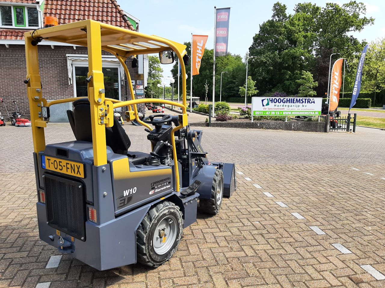 Eurotrac W10 zeer compacte shovel / kniklader - Lease evt.