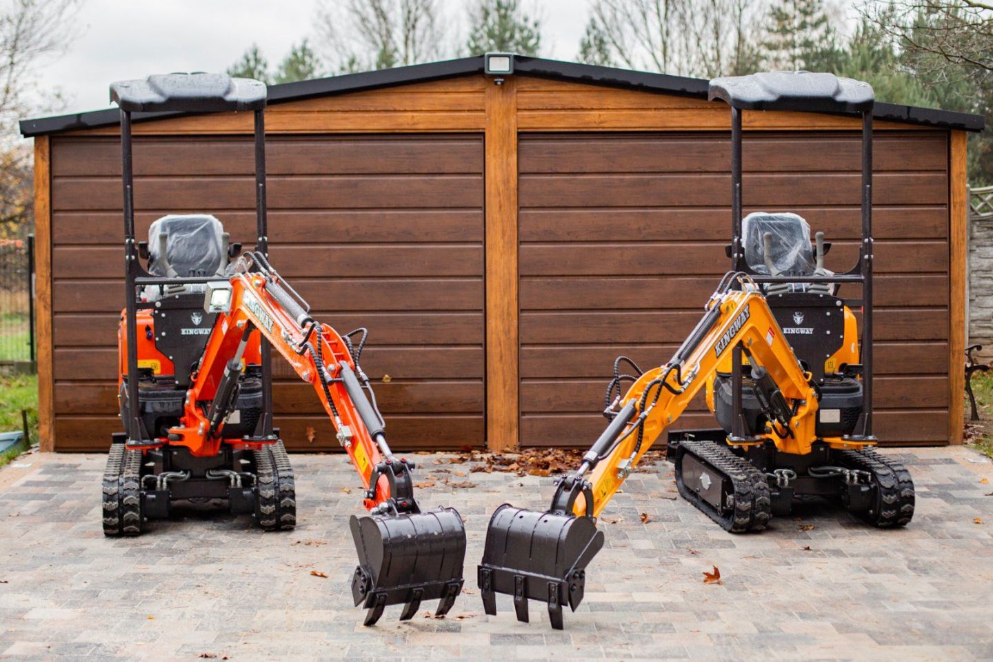 Minibagger VIP10 Garten-Set & Raupeneinstellung