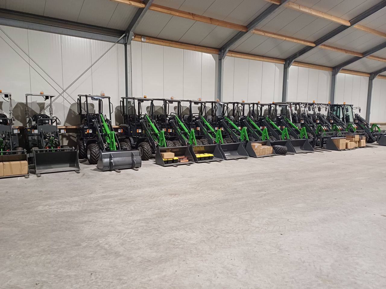 Mini shovel WCM 1150 elektrische minishovel