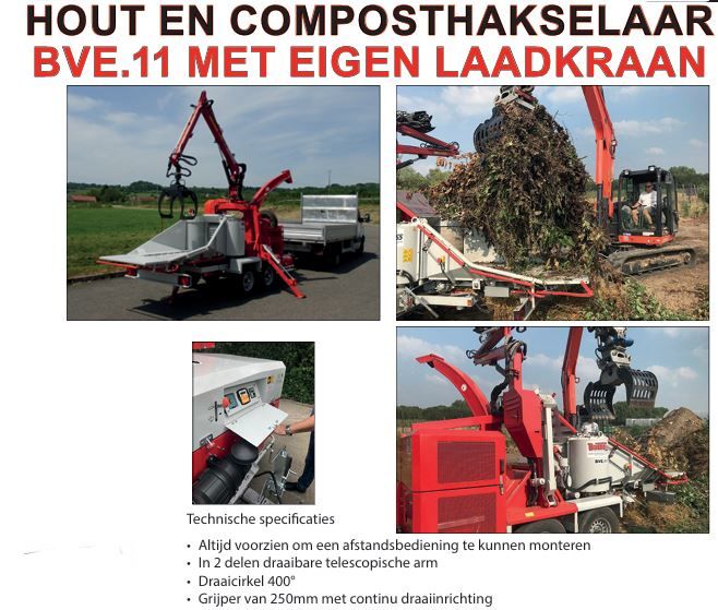 BUGNOT hout en compost hakselaars versnipperaars