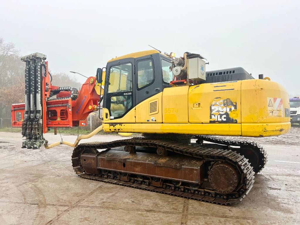 Komatsu PC290NLC-7K + Wimmer Jura Luna 3.100 Drill 2006