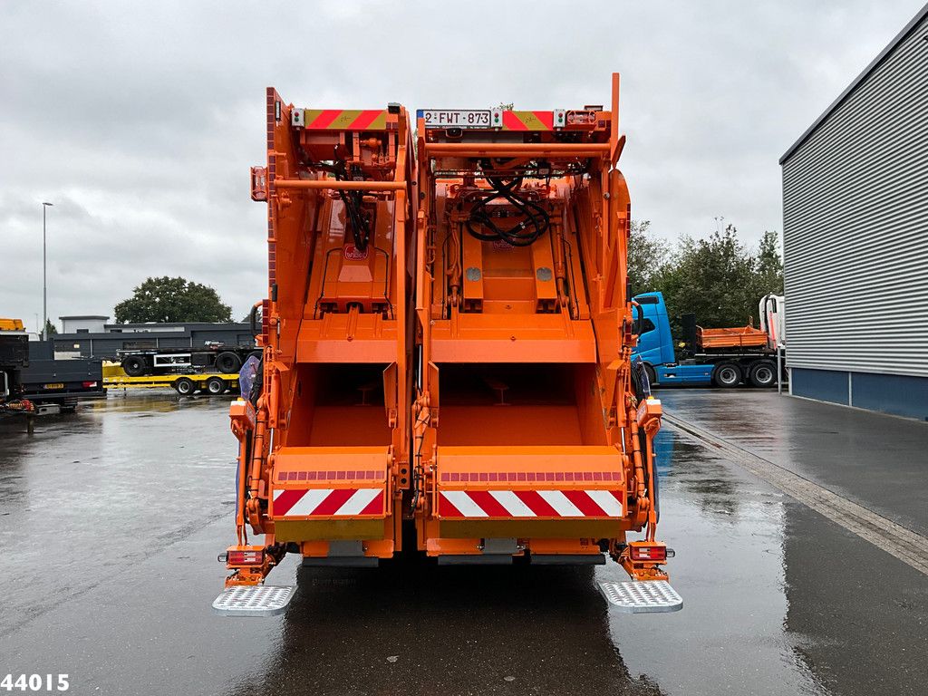 MAN TGS 26.360 VDK 21m³, 2 compartimenten + weighing system