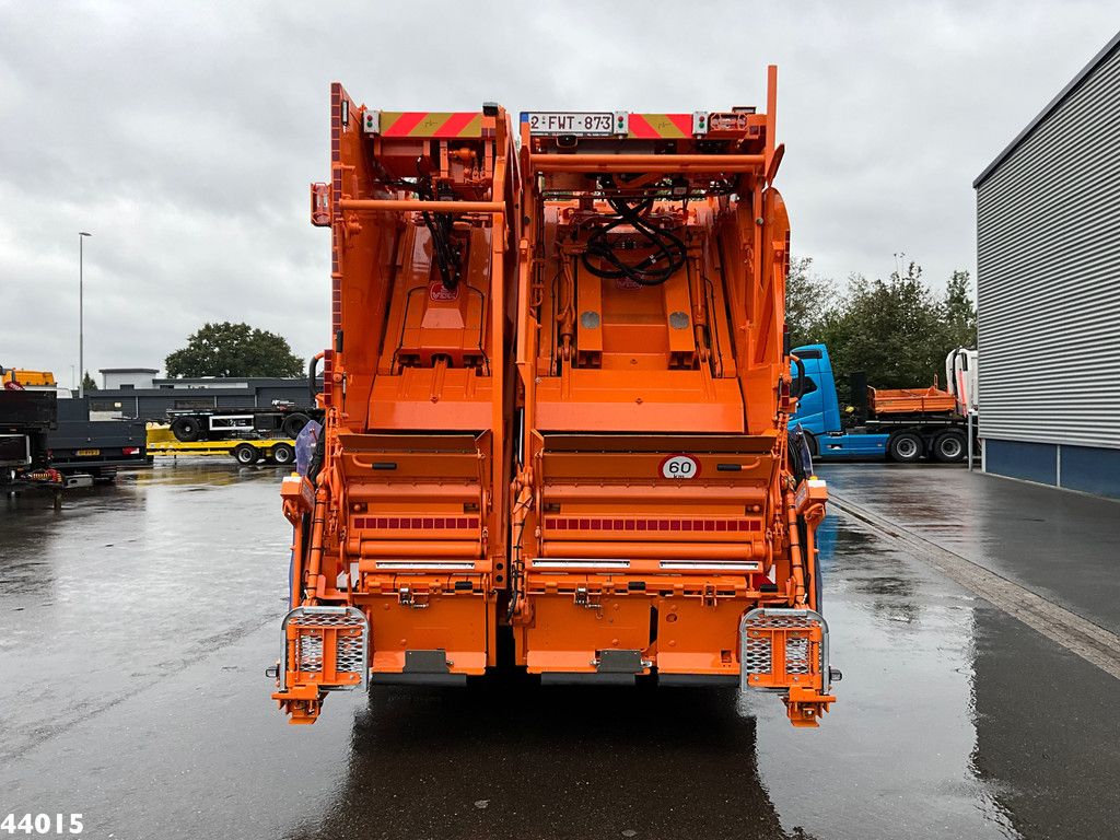 MAN TGS 26.360 VDK 21m³, 2 compartimenten + weighing system