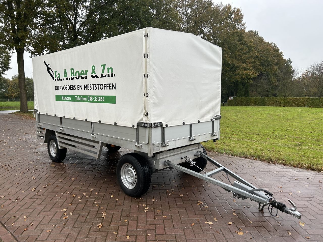 Schamel aanhangwagen vlak huif 3500 kg alu ultra-lite