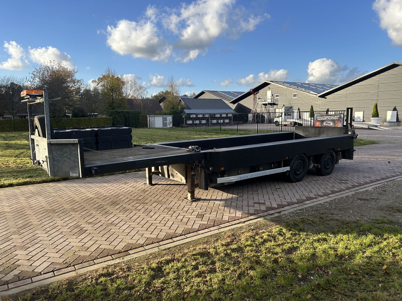 Be oplegger kuip LUCHTGEVEERDE DIEPLADER Veldhuizen 8 ton