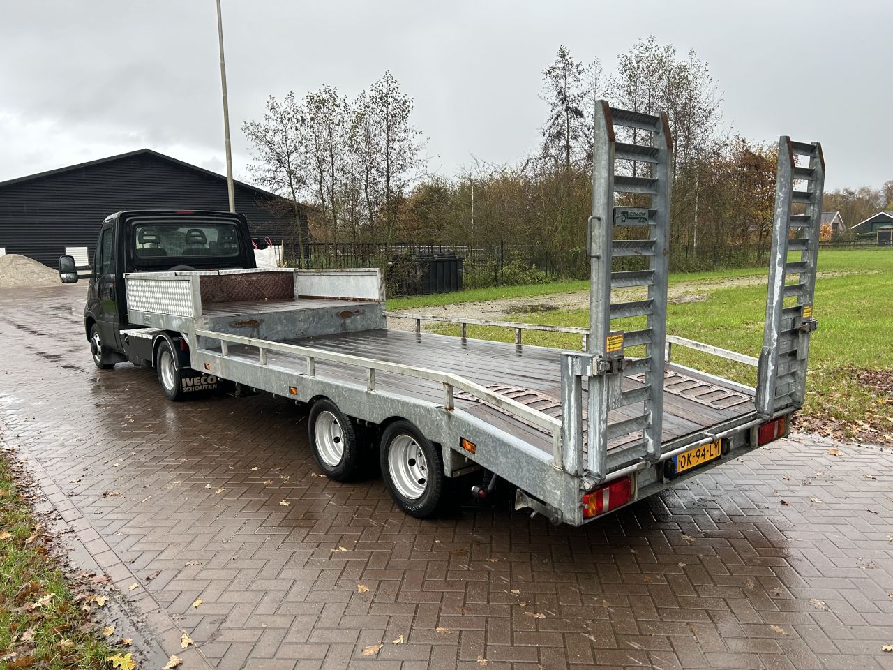 Iveco 40C17 Hydro-Stopp Be trekker - oplegger veldhuizen 5.2 ton