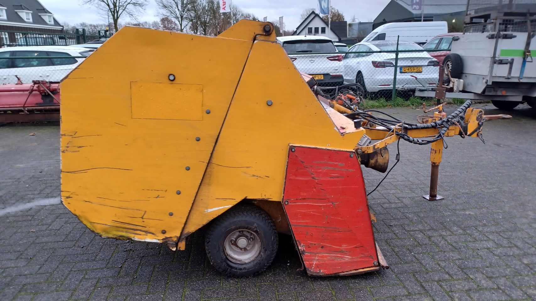 Sth bladveegwagen 1800 cm werkbreedte