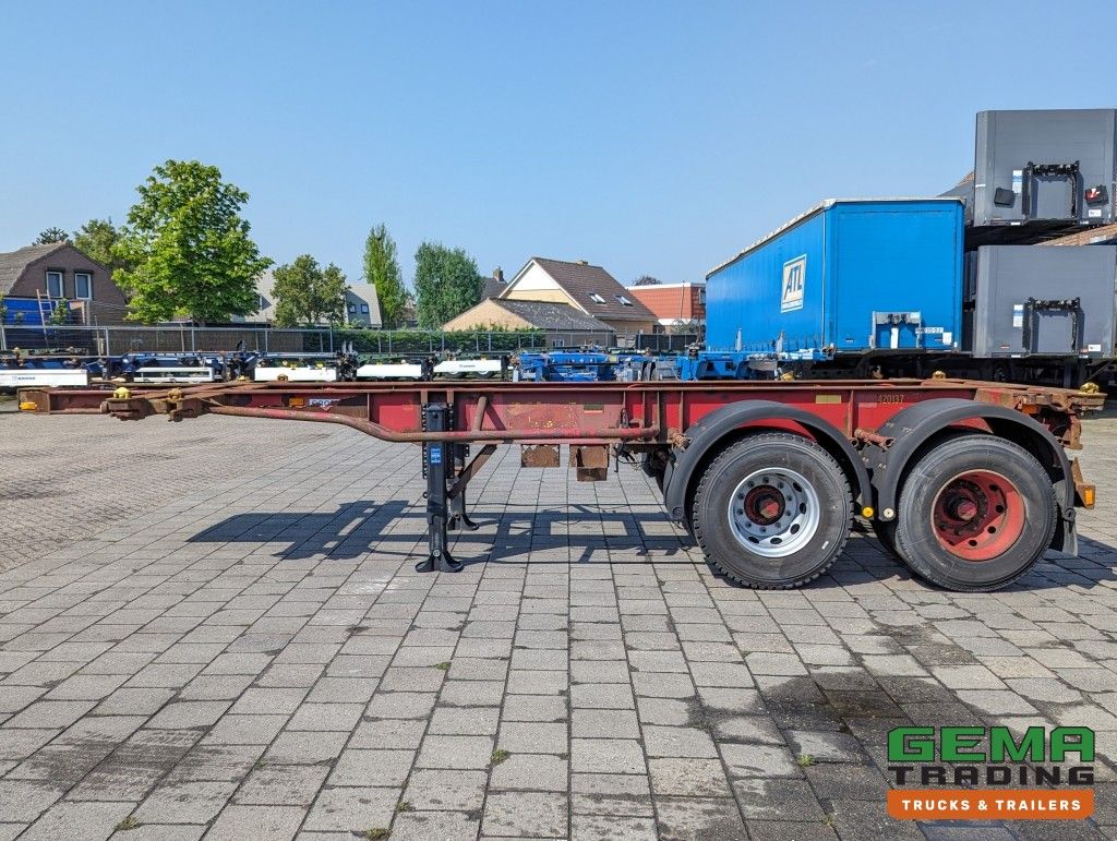 Krone SZC 20FT 2-Assen ROR - STEEL Suspension - DOUBLE tires - DrumBrakes (O1869) 3081
