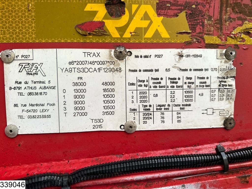 Mercedes Arocs 3353 6x4, EURO 6, Retarder, Hydrauliek, Combi