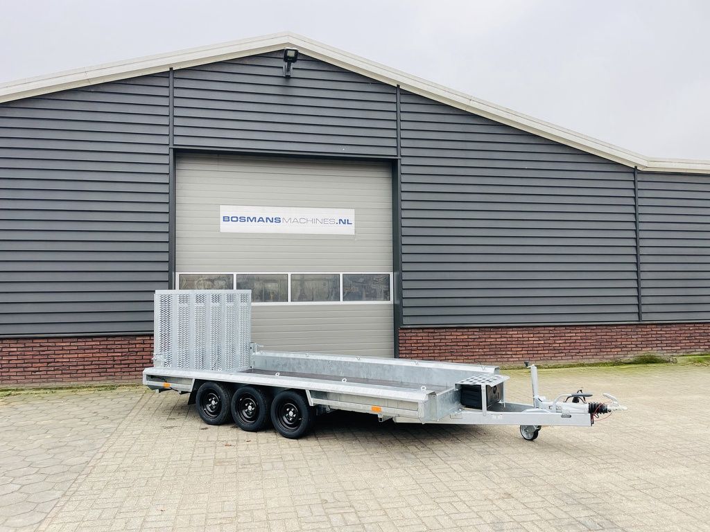 Vlemmix machinetransporter 3500 kg 400x180 NIEUW met graafbakplateau / opbergkist
