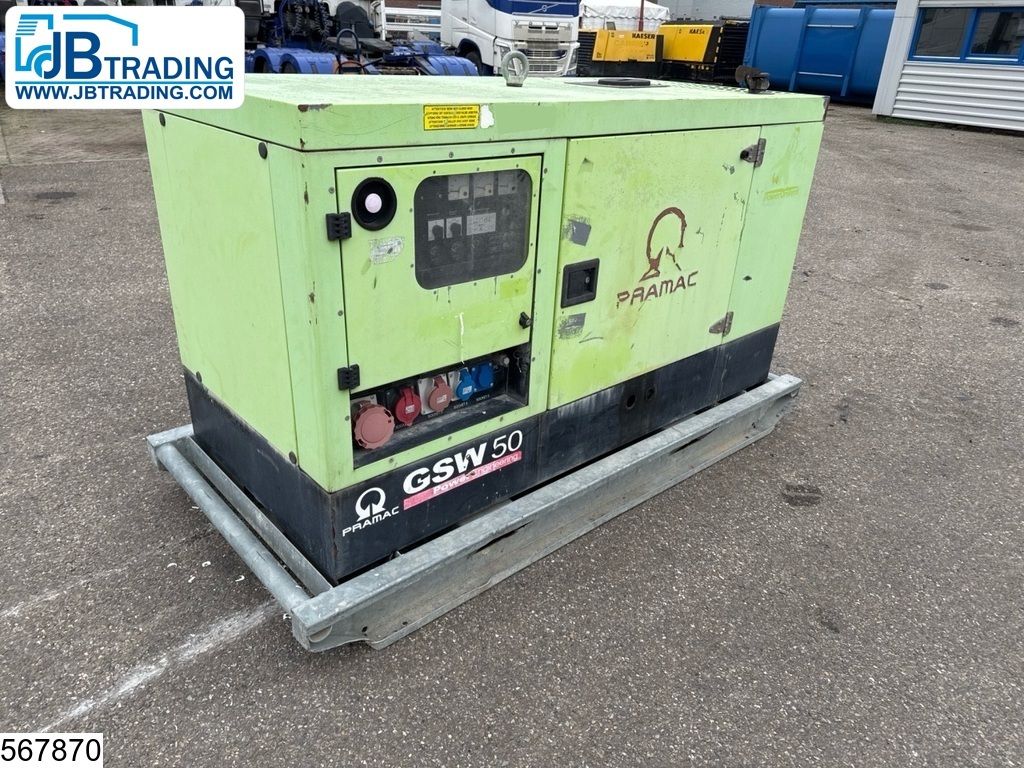 Pramac GSW50Y 6515 h, 35 KW, MAX 43,9 KVA
